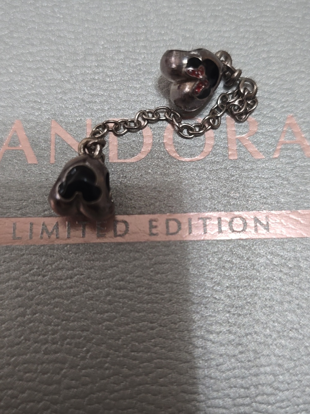 Authentic Pandora Safety Chain. Minnie And Mickey - Picture 3 of 4